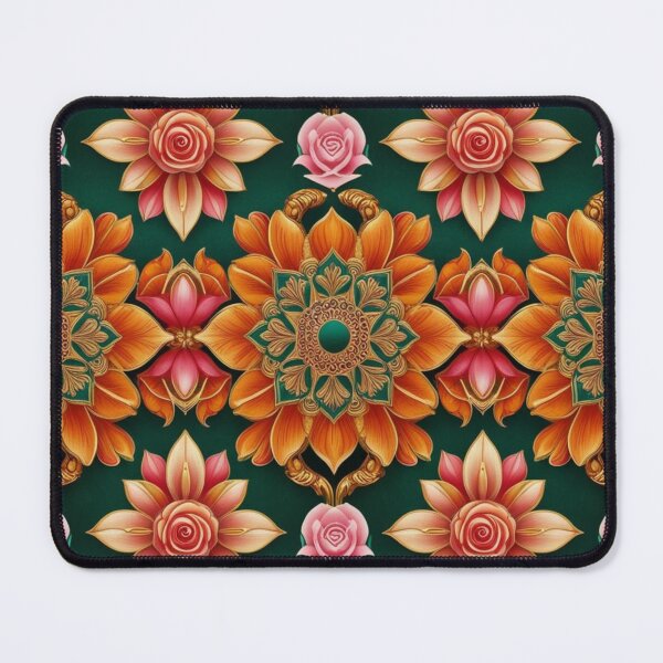 Item preview, Intricate Indian Floral Pattern designed and sold by MyriadVoices.
