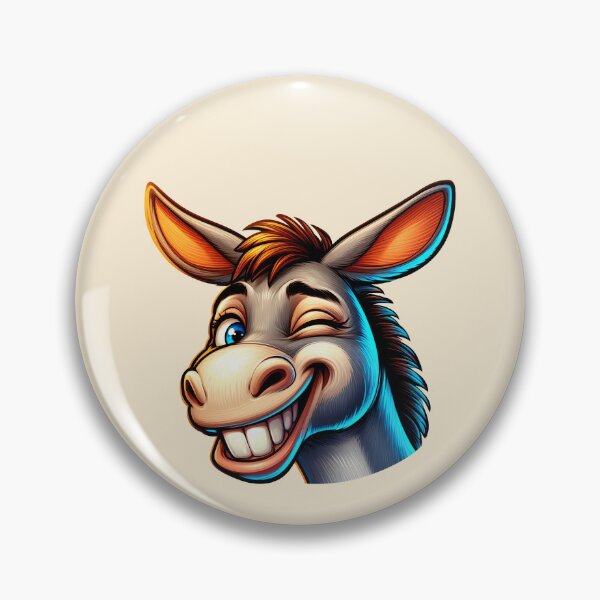 Item preview, Cheeky Donkey Wink designed and sold by Delemore Art.