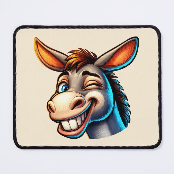 Item preview, Cheeky Donkey Wink designed and sold by Delemore Art.