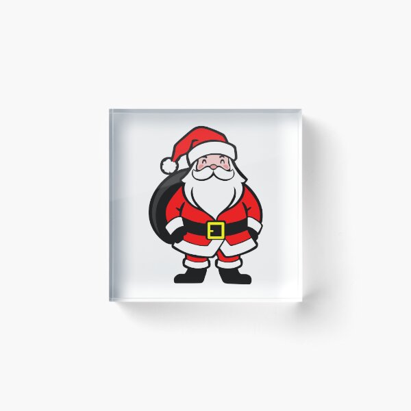 Item preview, little santa claus, santa claus figure for christmas funny cartoon. cute santa claus character figure from the front illustration graphic designed and sold by Marcin Adrian.