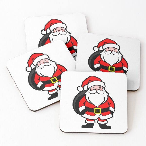 Item preview, little santa claus, santa claus figure for christmas funny cartoon. cute santa claus character figure from the front illustration graphic designed and sold by Marcin Adrian.