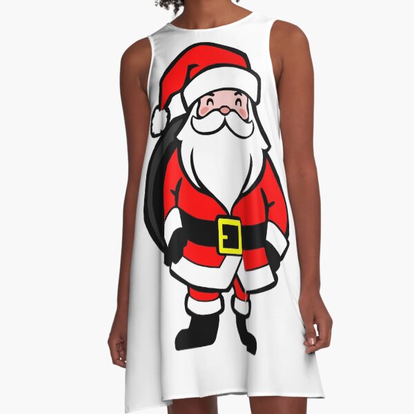 Item preview, little santa claus, santa claus figure for christmas funny cartoon. cute santa claus character figure from the front illustration graphic designed and sold by Marcin Adrian.