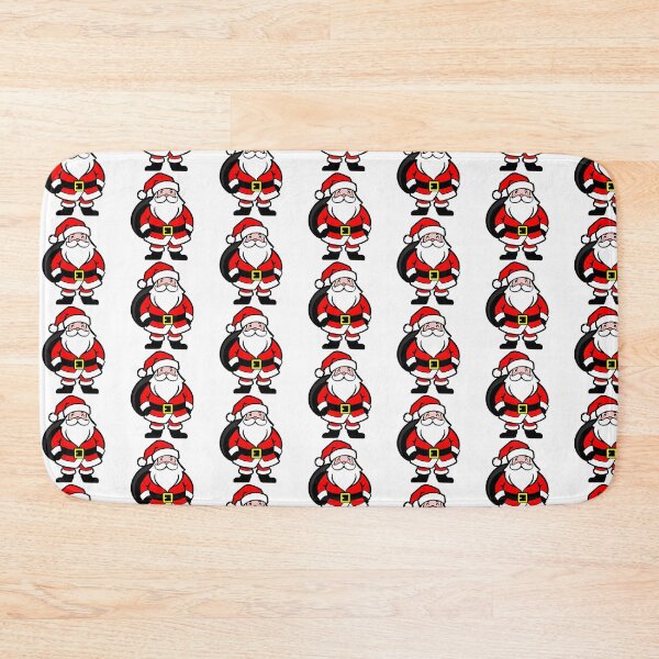 Item preview, little santa claus, santa claus figure for christmas funny cartoon. cute santa claus character figure from the front illustration graphic designed and sold by Marcin Adrian.