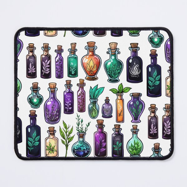 Item preview, Potions and Elixirs with herbs designed and sold by Moonde04.