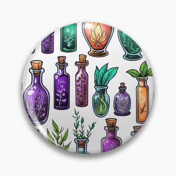 Item preview, Potions and Elixirs with herbs designed and sold by Moonde04.