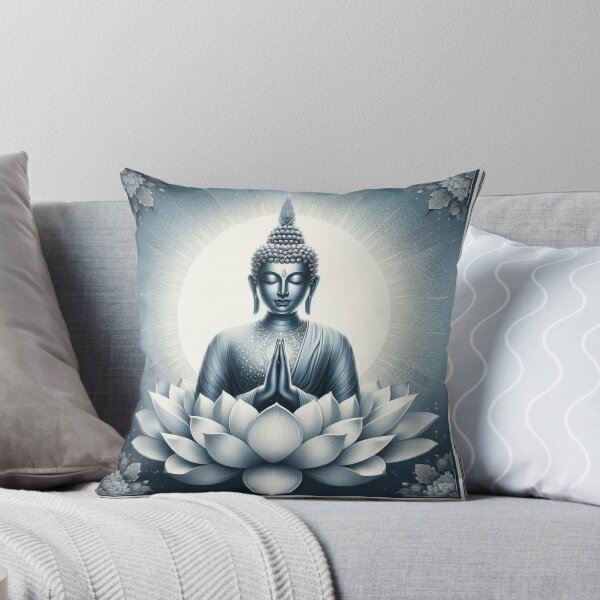 Item preview, Blue Buddha in White Lotus designed and sold by Simplybe1.