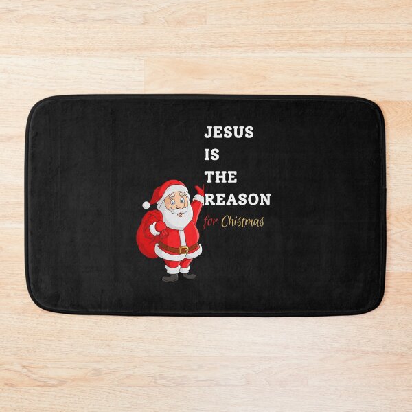 Item preview, Santa Says: Jesus is the Reason for Christmas designed and sold by ComeToKnowMary.