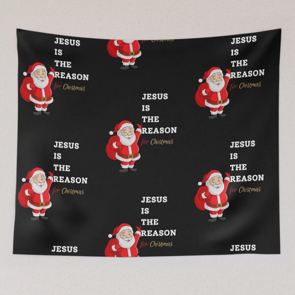 Item preview, Santa Says: Jesus is the Reason for Christmas designed and sold by ComeToKnowMary.