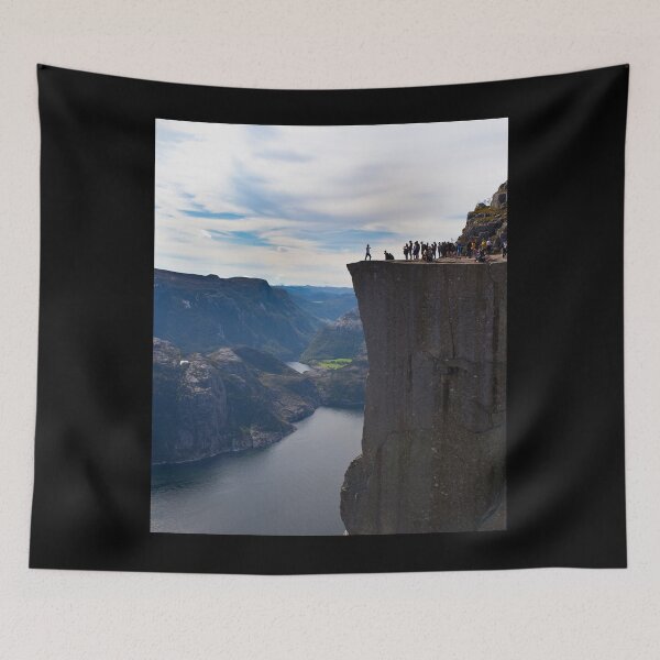 Item preview, Preikestolen - Majestic Norway -  A perfect gift for adventure lovers, nature enthusiasts, and those inspired by breathtaking views and Nordic travel. designed and sold by ZyziowskyArt.