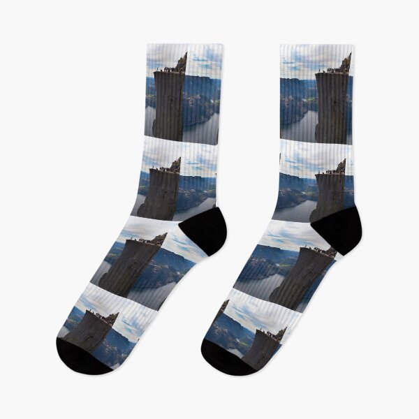 Item preview, Preikestolen - Majestic Norway - A perfect gift for adventure lovers, nature enthusiasts, and those inspired by breathtaking views and Nordic travel. designed and sold by ZyziowskyArt.