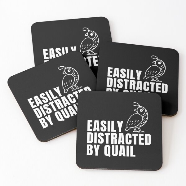 Item preview, Easily Distracted by Quail designed and sold by FarmOfCuties.