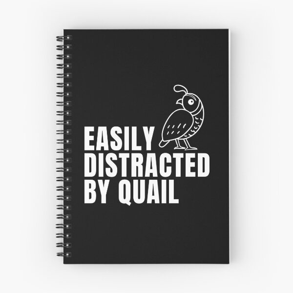 Item preview, Easily Distracted by Quail designed and sold by FarmOfCuties.