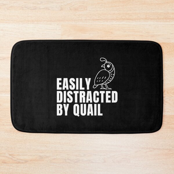 Item preview, Easily Distracted by Quail designed and sold by FarmOfCuties.