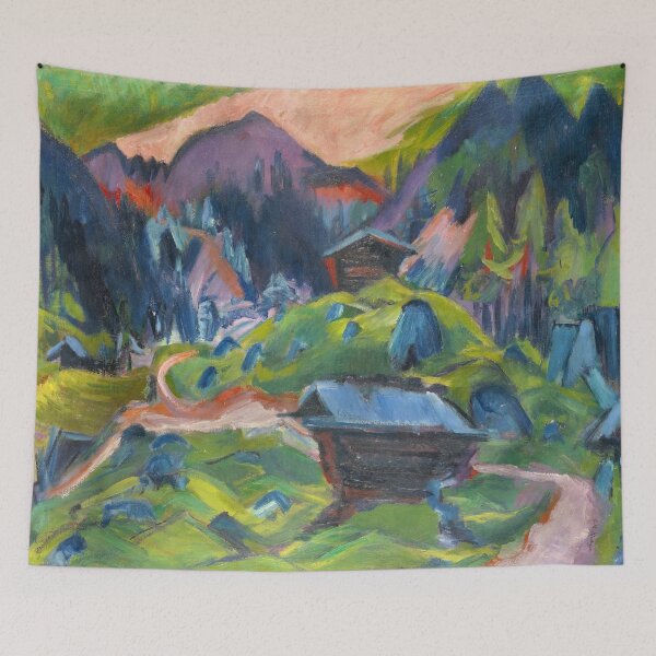 Item preview, Kummeralp Mountain and Two Sheds designed and sold by Craphe.