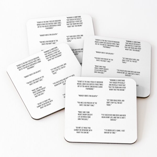 Item preview, Collection of Inspirational Athlete Quotes designed and sold by RareLoot19.