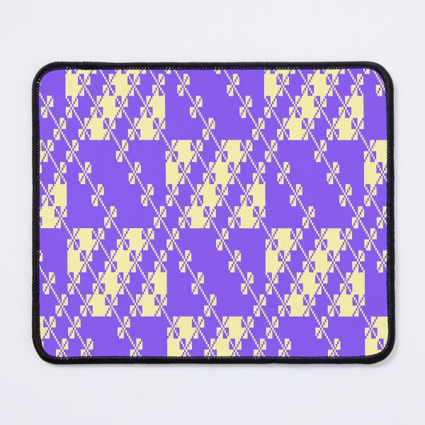 Item preview, Purple and Pastel Yellow Rectangle Checkers Pattern designed and sold by Colorful Misfits.