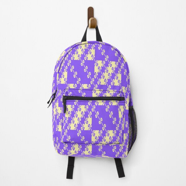 Item preview, Purple and Pastel Yellow Rectangle Checkers Pattern designed and sold by Colorful Misfits.