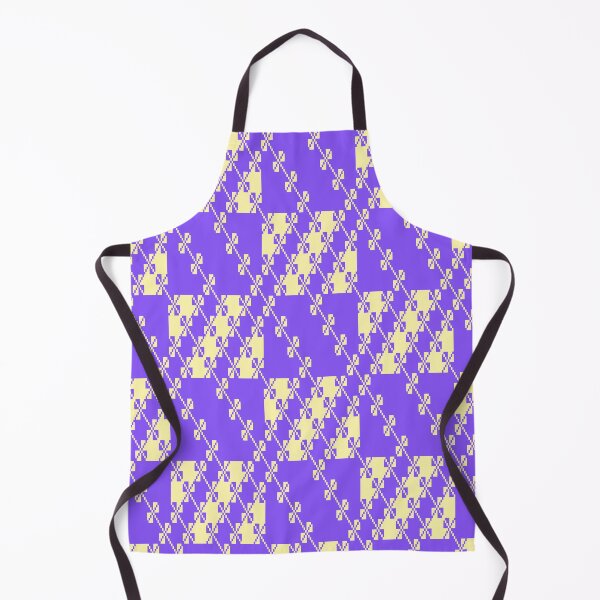 Item preview, Purple and Pastel Yellow Rectangle Checkers Pattern designed and sold by Colorful Misfits.