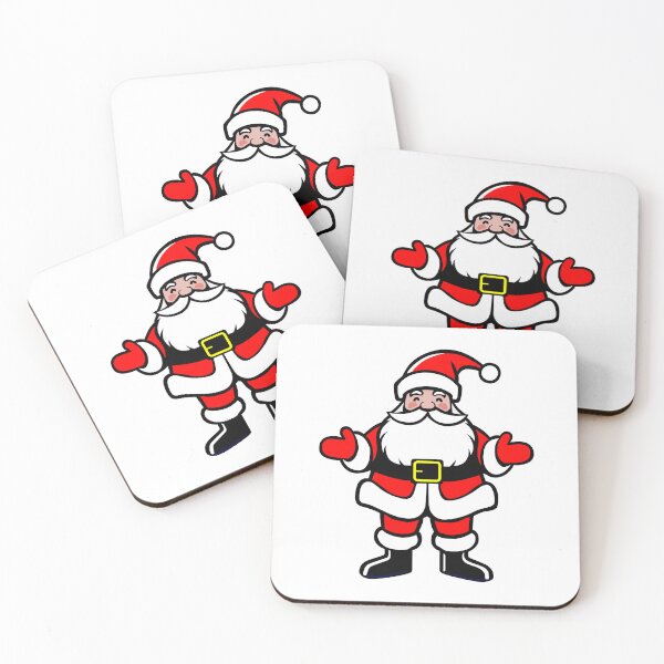 Item preview, little santa claus, santa claus figure for christmas funny cartoon. cute santa claus character figure from the front illustration graphic designed and sold by Marcin Adrian.