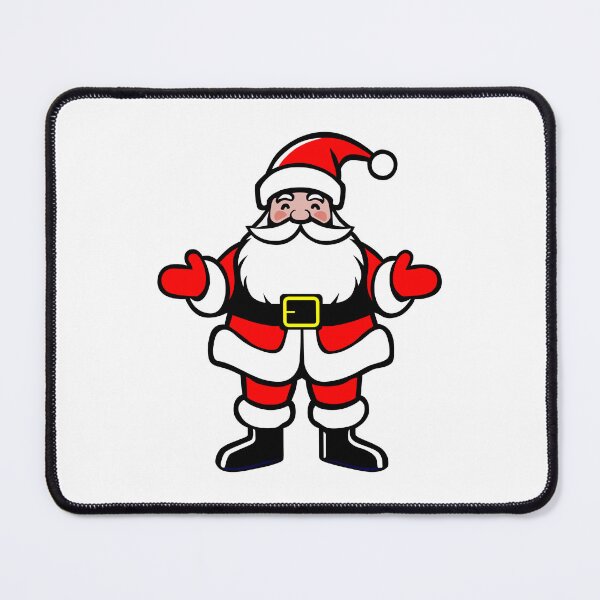 Item preview, little santa claus, santa claus figure for christmas funny cartoon. cute santa claus character figure from the front illustration graphic designed and sold by Marcin Adrian.
