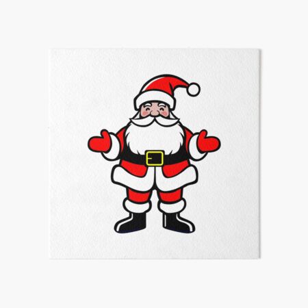 Item preview, little santa claus, santa claus figure for christmas funny cartoon. cute santa claus character figure from the front illustration graphic designed and sold by Marcin Adrian.
