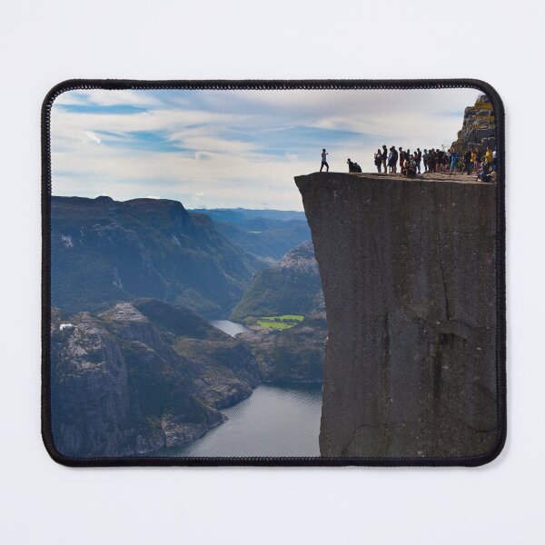 Item preview, Preikestolen - Majestic Norway -  A perfect gift for adventure lovers, nature enthusiasts, and those inspired by breathtaking views and Nordic travel. designed and sold by ZyziowskyArt.