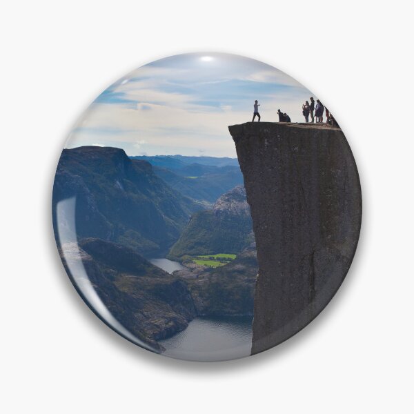 Item preview, Preikestolen - Majestic Norway -  A perfect gift for adventure lovers, nature enthusiasts, and those inspired by breathtaking views and Nordic travel. designed and sold by ZyziowskyArt.