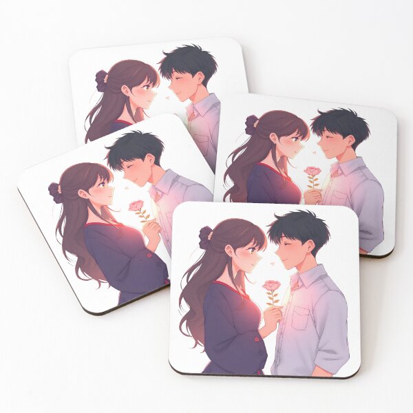 Item preview, Romantic Anime Couple designed and sold by Animeture.