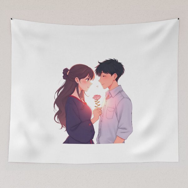 Item preview, Romantic Anime Couple designed and sold by Animeture.