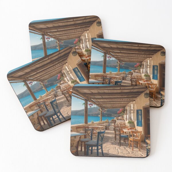 Item preview, Serene Seaside Café designed and sold by BlareBlare.