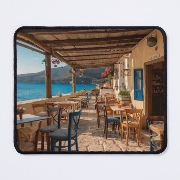 Item preview, Serene Seaside Café designed and sold by BlareBlare.