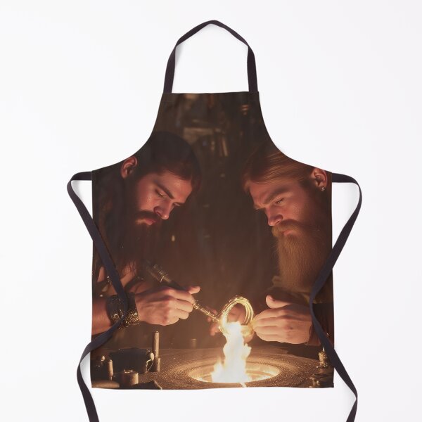 Item preview, Brokkr and Eitri Forging the Legendary Draupnir designed and sold by FabcoDesign.