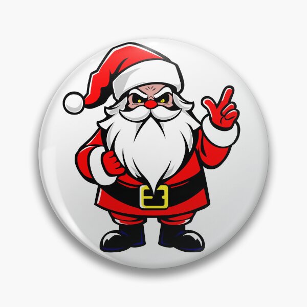 Item preview, Scary horror santa claus head, killer santa claus for horror scary christmas funny cartoon. Bad santa claus character figure from the front illustration graphic designed and sold by Marcin Adrian.