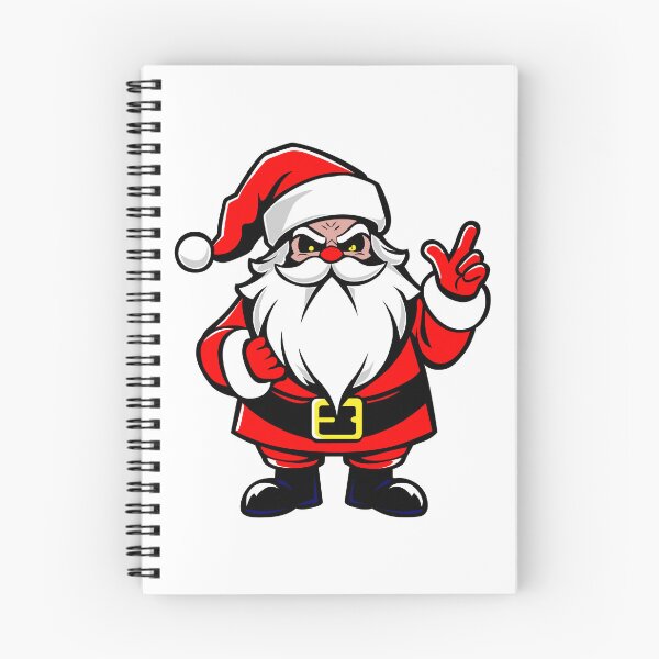 Item preview, Scary horror santa claus head, killer santa claus for horror scary christmas funny cartoon. Bad santa claus character figure from the front illustration graphic designed and sold by Marcin Adrian.