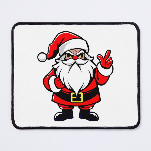 Item preview, Scary horror santa claus head, killer santa claus for horror scary christmas funny cartoon. Bad santa claus character figure from the front illustration graphic designed and sold by Marcin Adrian.