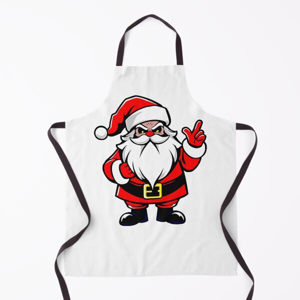Item preview, Scary horror santa claus head, killer santa claus for horror scary christmas funny cartoon. Bad santa claus character figure from the front illustration graphic designed and sold by Marcin Adrian.
