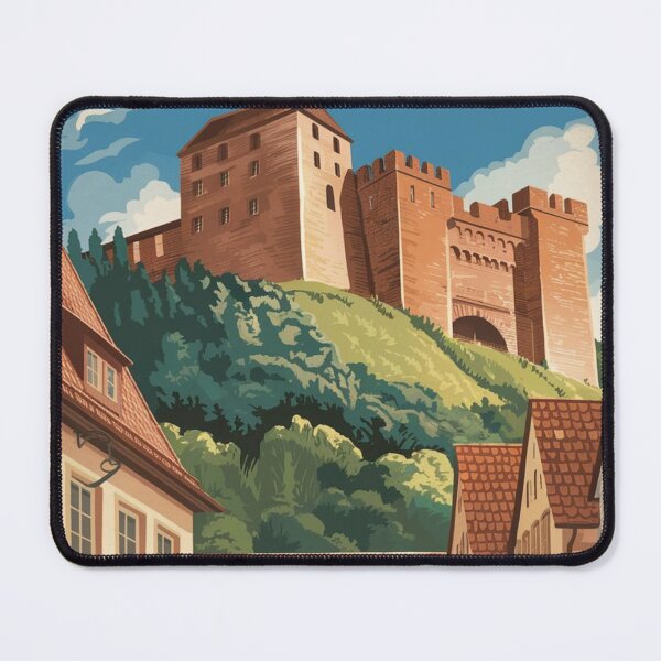 Item preview, Nuremberg Vintage Travel Poster designed and sold by TravelerRat.