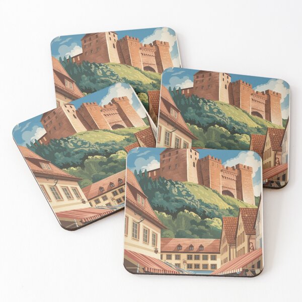 Item preview, Nuremberg Vintage Travel Poster designed and sold by TravelerRat.