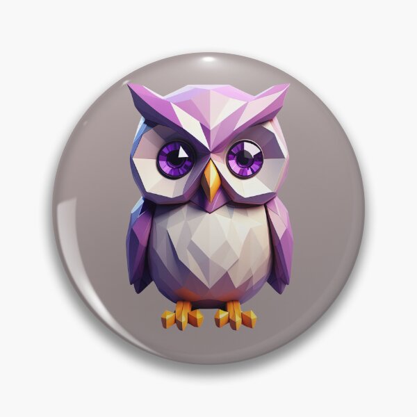 Item preview, Geometric Owl in Pastel Purples designed and sold by KiEgon.
