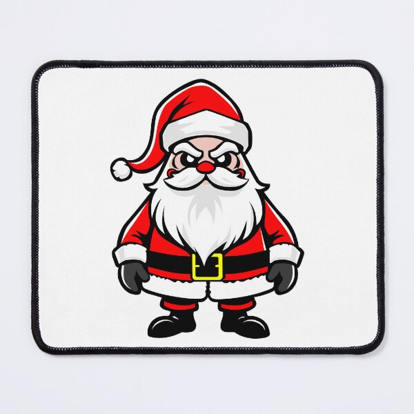 Item preview, Scary horror santa claus head, killer santa claus for horror scary christmas funny cartoon. Bad santa claus character figure from the front illustration graphic designed and sold by Marcin Adrian.