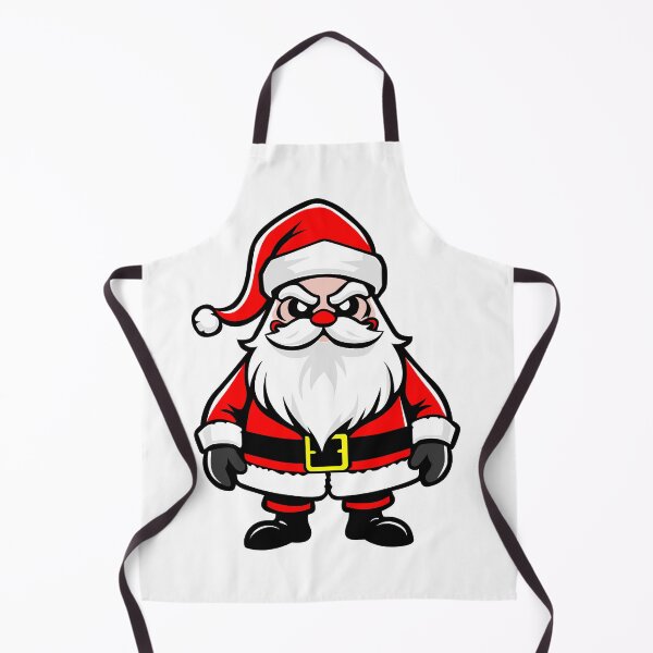 Item preview, Scary horror santa claus head, killer santa claus for horror scary christmas funny cartoon. Bad santa claus character figure from the front illustration graphic designed and sold by Marcin Adrian.