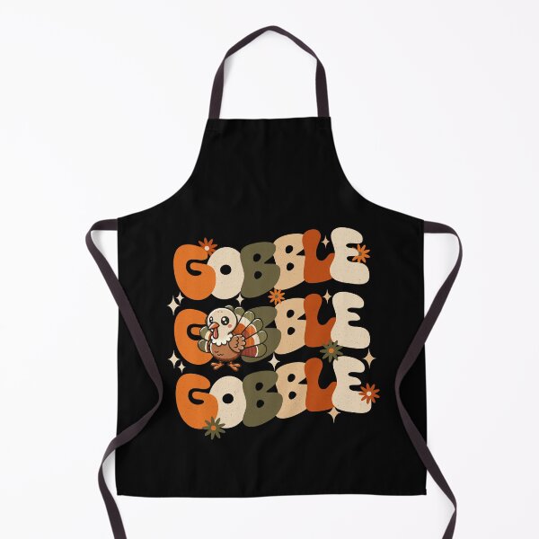Artikelvorschau, Gobble Gobble Gobble Retro Thanksgiving Truthahn entworfen und verkauft von TeeByDesignsCo®.
