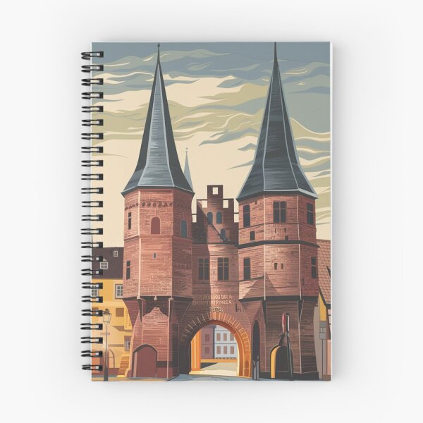 Item preview, Lubeck Vintage Travel Poster designed and sold by TravelerRat.