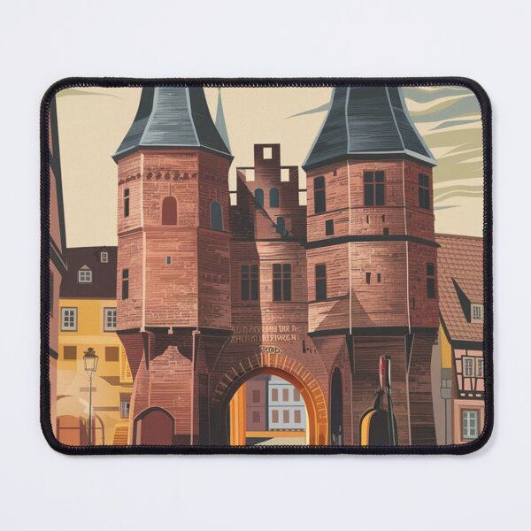 Item preview, Lubeck Vintage Travel Poster designed and sold by TravelerRat.
