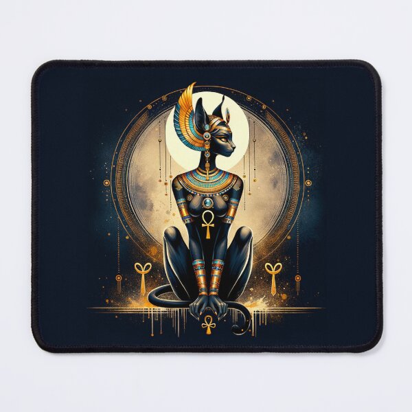 Item preview, Ancient Egyptian Bastet Lioness Goddess designed and sold by AnalajiaDesigns.