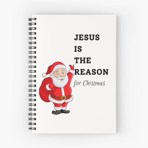 Item preview, "Santa Says: Jesus is the Reason for Christmas designed and sold by ComeToKnowMary.