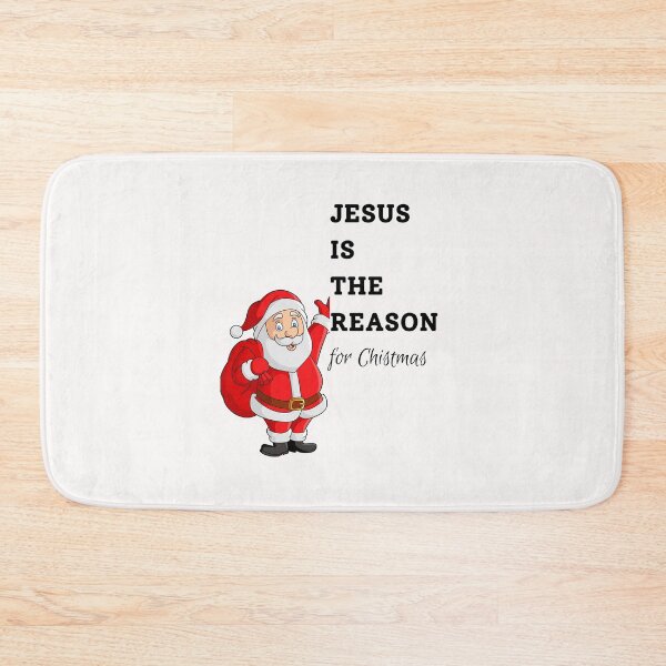Item preview, "Santa Says: Jesus is the Reason for Christmas designed and sold by ComeToKnowMary.