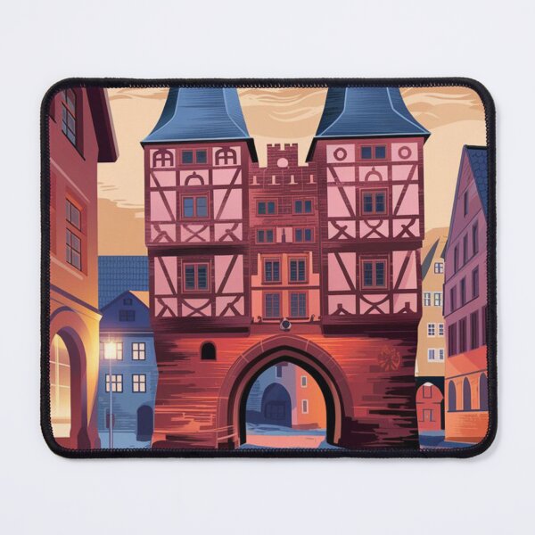 Item preview, Lubeck Vintage Travel Poster designed and sold by TravelerRat.