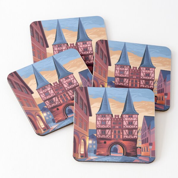 Item preview, Lubeck Vintage Travel Poster designed and sold by TravelerRat.