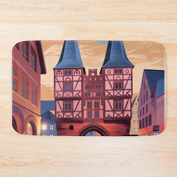 Item preview, Lubeck Vintage Travel Poster designed and sold by TravelerRat.